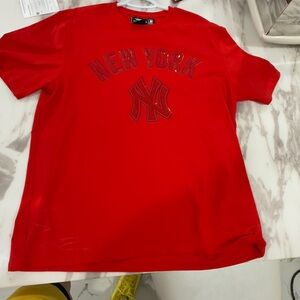 Red New York Graphic Men's Shirt